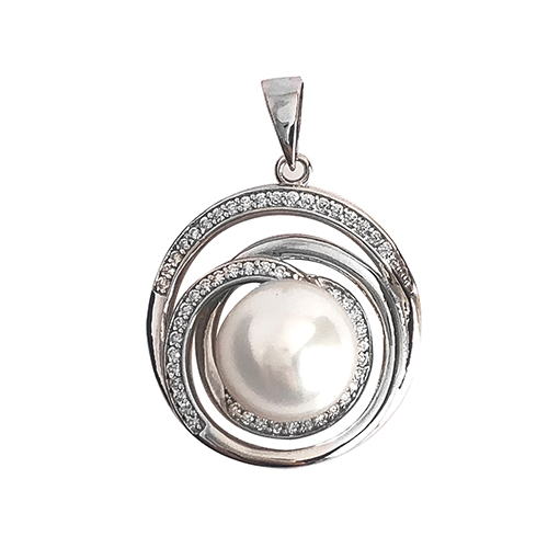Silver Fresh Water Pearl Pendant