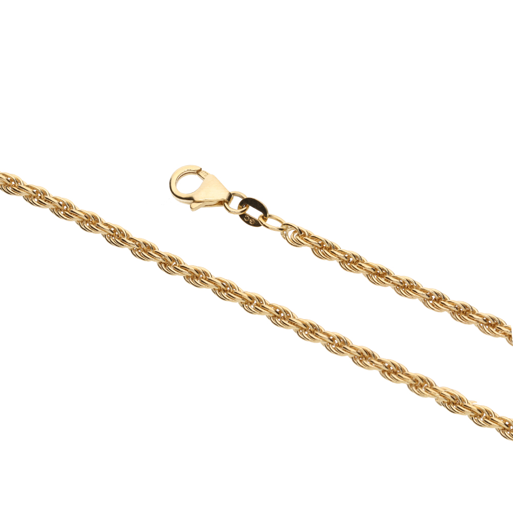 9kt Gold Rope Chain (3mm)