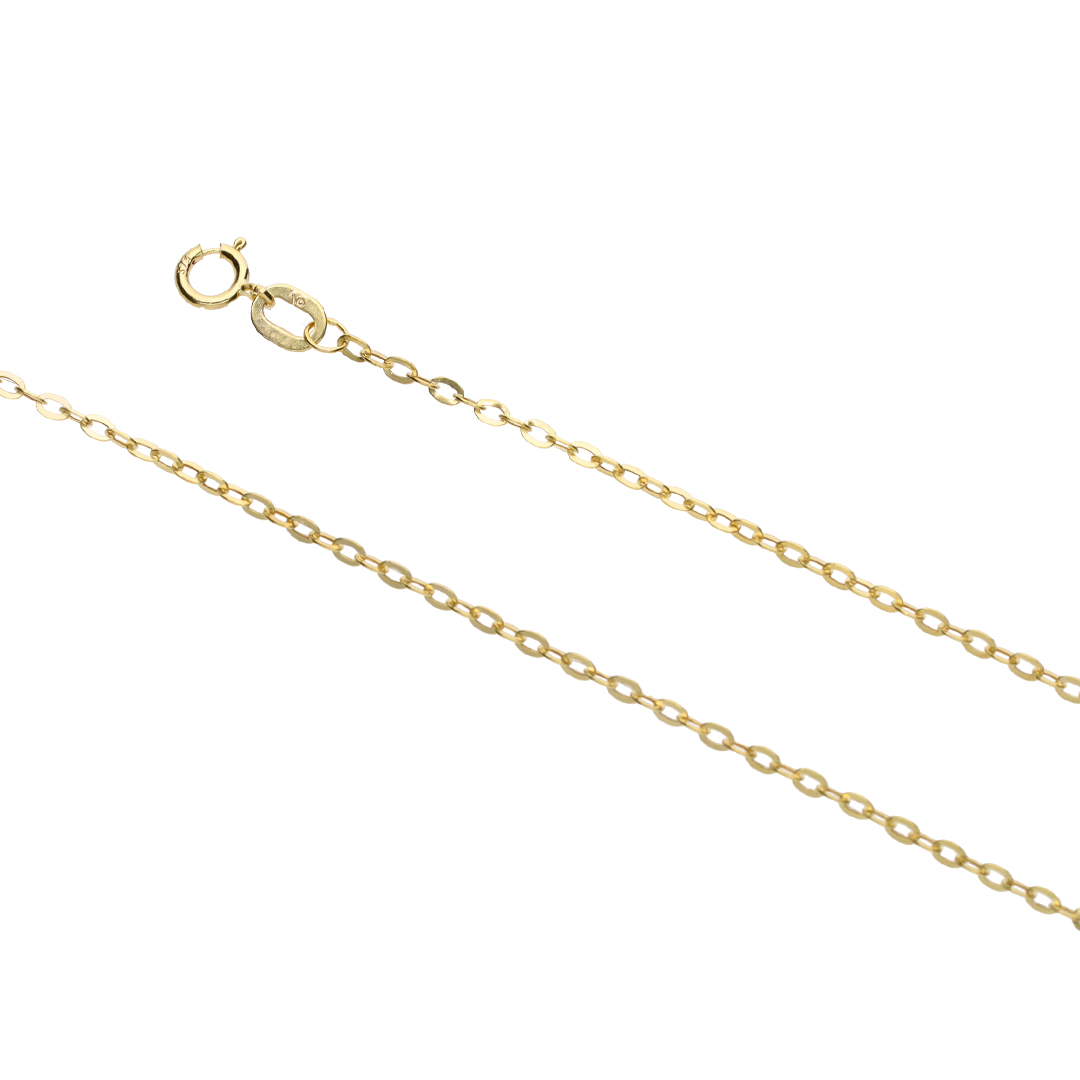 9kt Gold Open Link Chain (1.5mm)