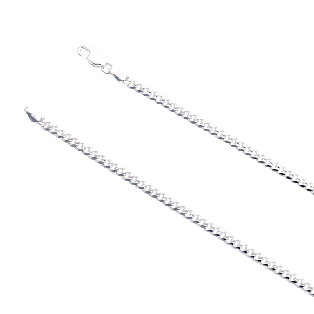 Sterling Silver Curb Chain (3.3mm)