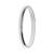 9kt White Gold Comfort Fit Wedding Band (2mm)