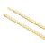 Silver Gold Plated Curb Chain (9.6mm)