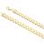 Silver Gold Plated Curb Chain (11.5mm)