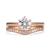 9kt Rose Gold Cubic Zirconia Pavé Curved Band (0.17ct)